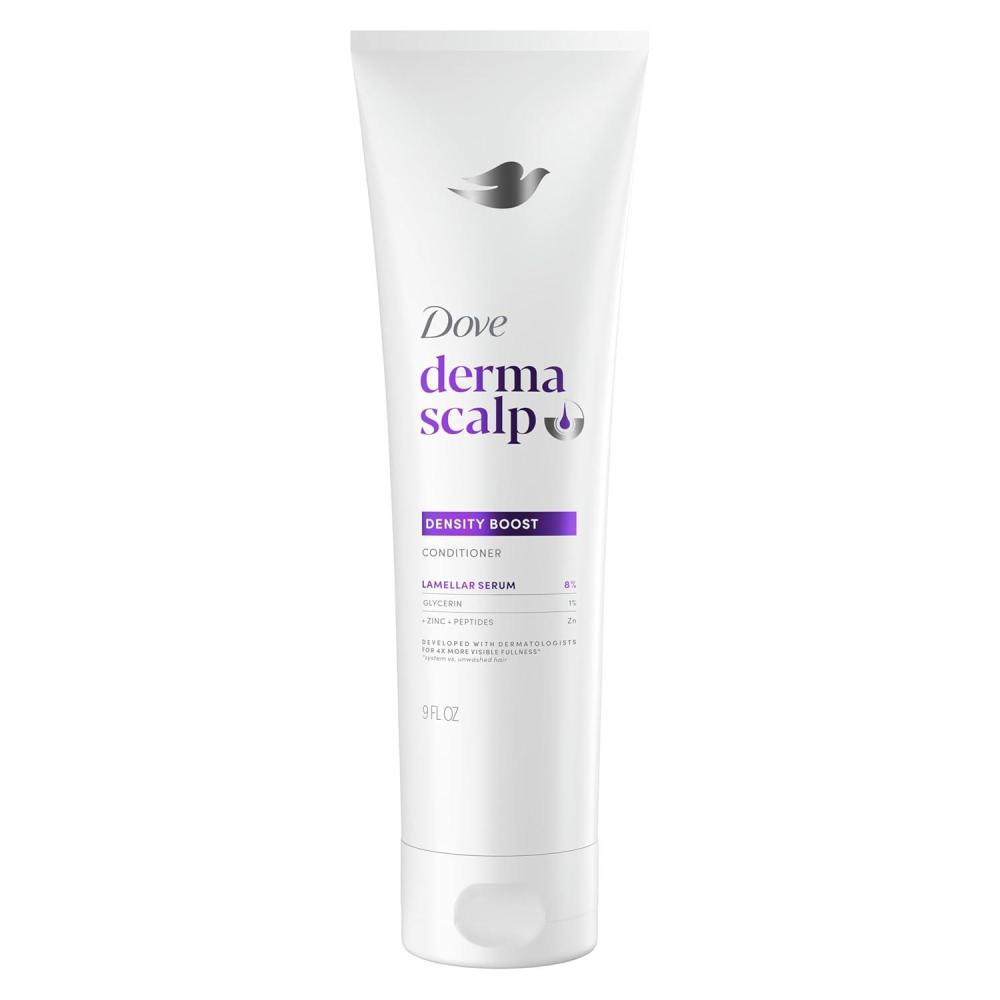 imageDove Derma Scalp Density Boost Conditioner 1 ct With Lamellar Serum Glycerin And Zinc Peptides For Hair Loss And Breakage 9 oz