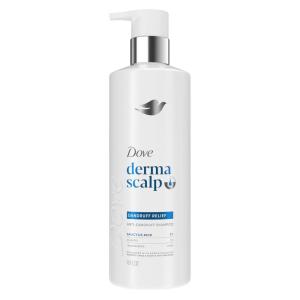 Dove Derma Scalp Dandruff Relief Shampoo 1 ct with Salicylic Acid, Sulfates and Niacinamide for Removing Flakes & Boosting Hair Resilience 16 fl oz