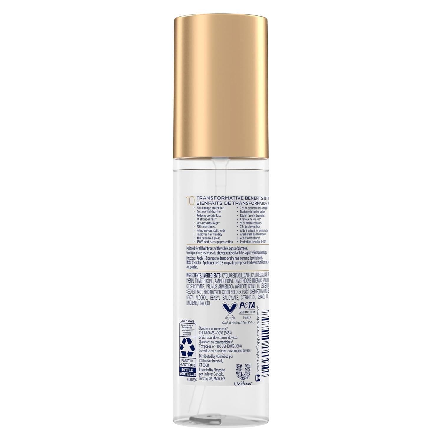 imageDove Intensive Repair Amino Serum for Damaged Hair with BioProtein Care Technology 33 ozIntensive Repair