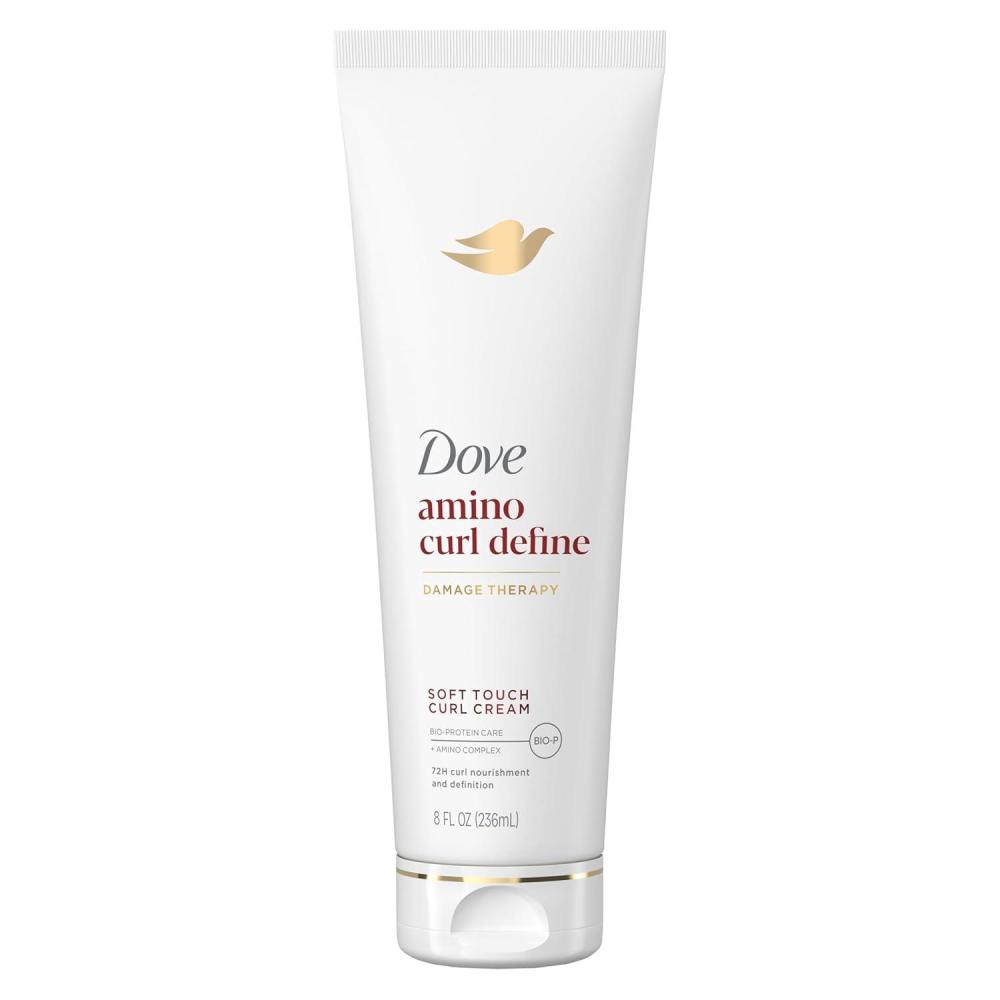 imageDove Curl Cream Amino Curl for Curly Coily Hair with BioProtein Care Technology Amino Complex 8 Fl Oz