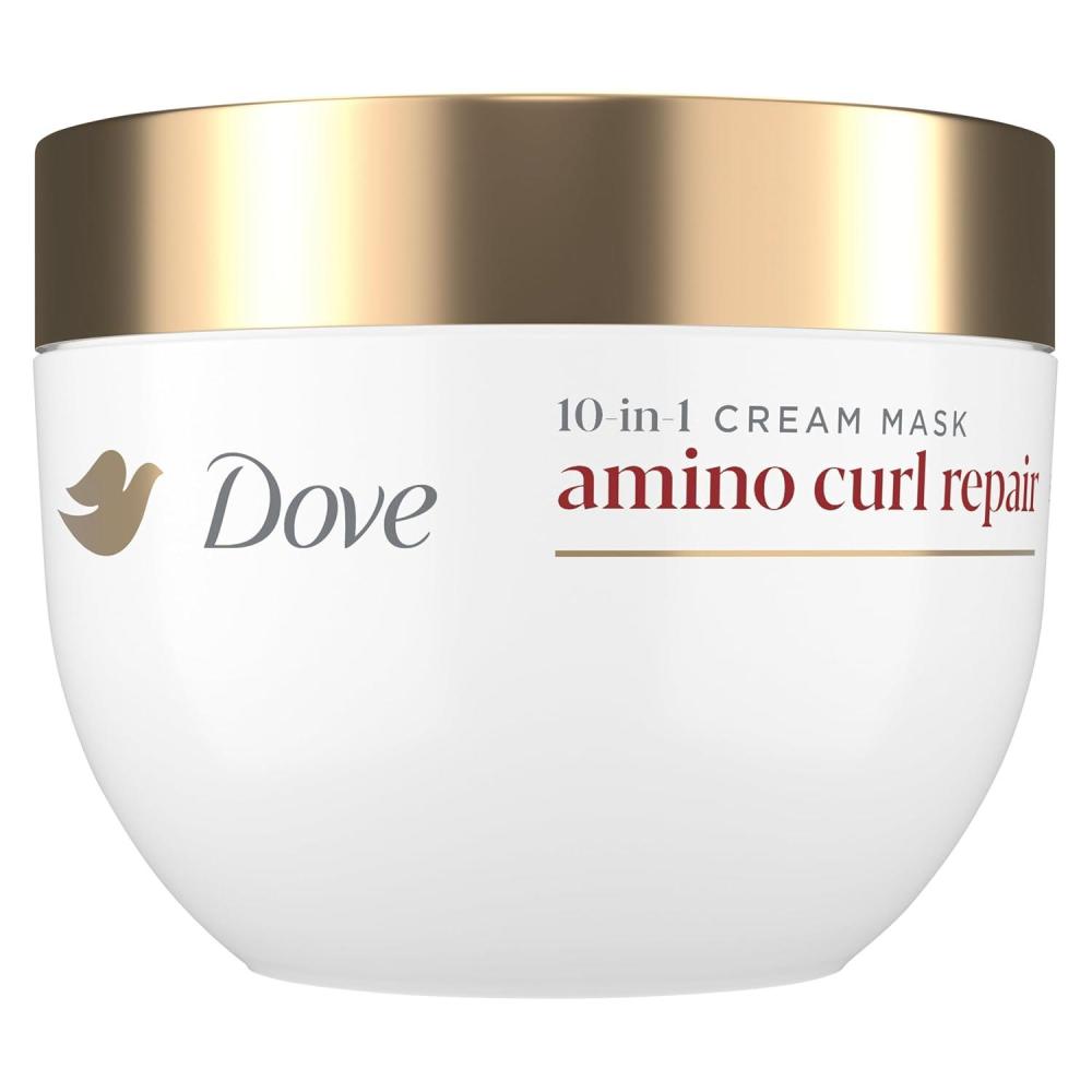 imageDove Hair Amino Curl Repair 10in1 Cream Mask for Curly Coily Hair with Bio Protein Care Technology and Amino Jojoba Oil 92 fl oz92 Fl Oz Pack of 1
