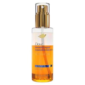 Dove Damage Therapy Intensive Repair with Amino Serum Bi-Phase Serum + Oil Hair Spray for Shine, Frizz Control, and Split Ends 3.9 oz
