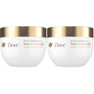 Dove Hair Amino Curl Repair 10in1 Cream Mask for Curly, Coily Hair with Bio Protein Care Technology and Amino + Jojoba Oil 9.2 fl oz.(9.2 Fl Oz (Pack of 2))