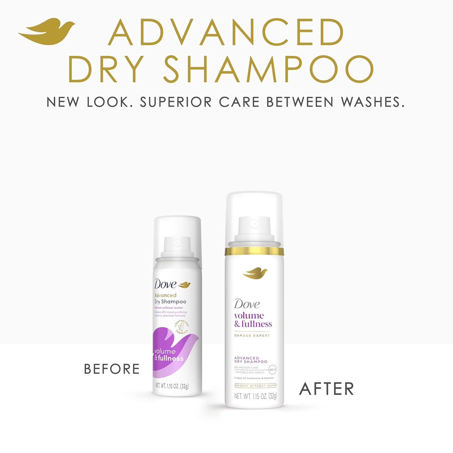 imageDove Dry Shampoo Spray Volume amp Fullness Absorbs Oil to Refresh Hair Without Washing 5 oz 2PackFragranced