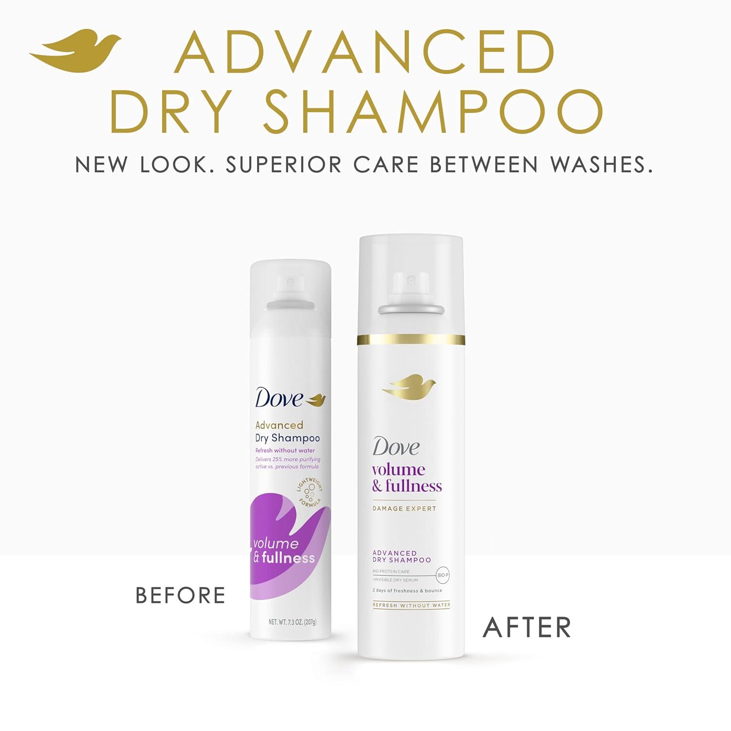 imageDove Dry Shampoo Spray Volume amp Fullness Absorbs Oil to Refresh Hair Without Washing 5 oz 2PackFragranced