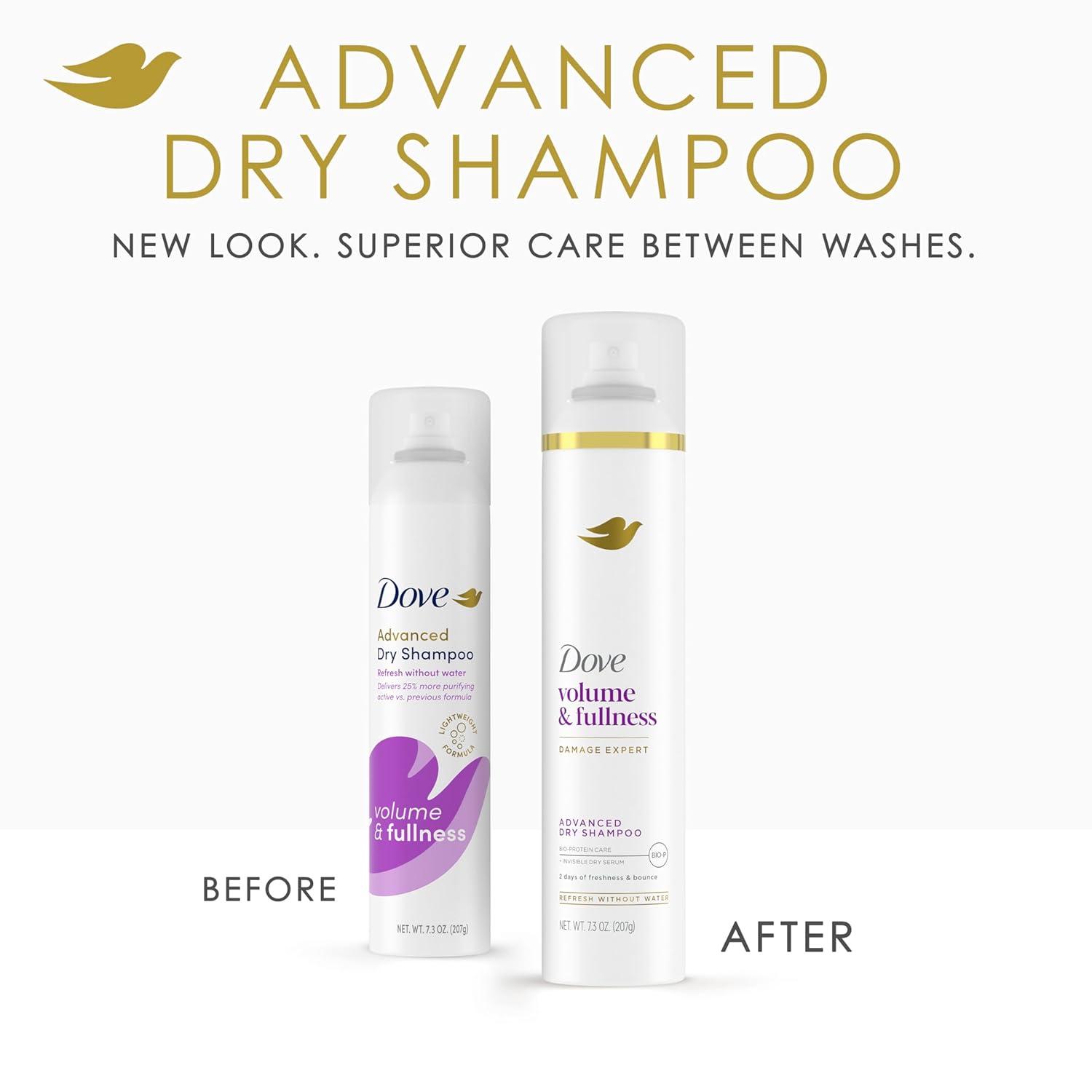imageDove Dry Shampoo Spray Volume amp Fullness Absorbs Oil to Refresh Hair Without Washing 5 oz 2PackFragranced