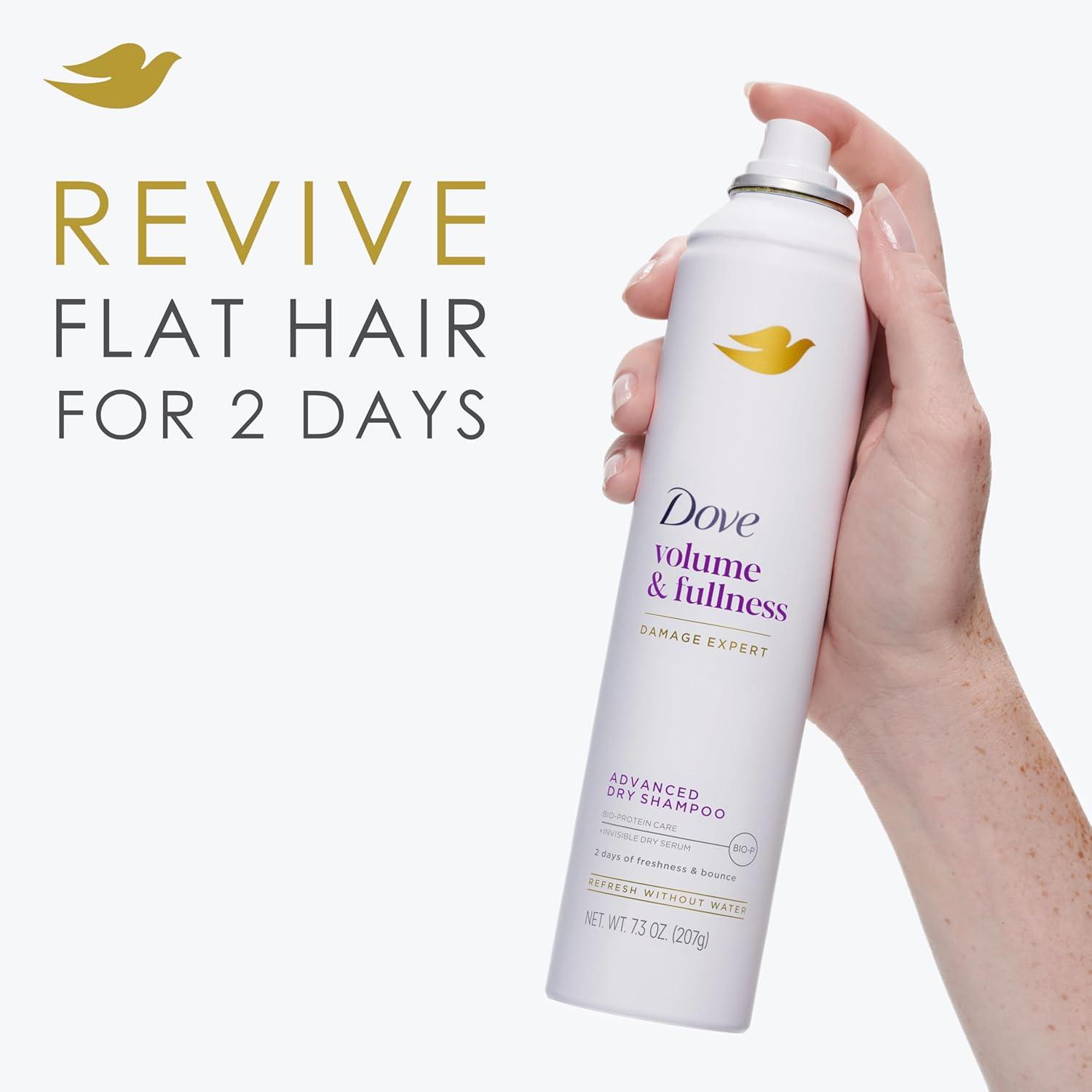 imageDove Dry Shampoo Spray Volume amp Fullness Absorbs Oil to Refresh Hair Without Washing 5 oz 2PackFragranced