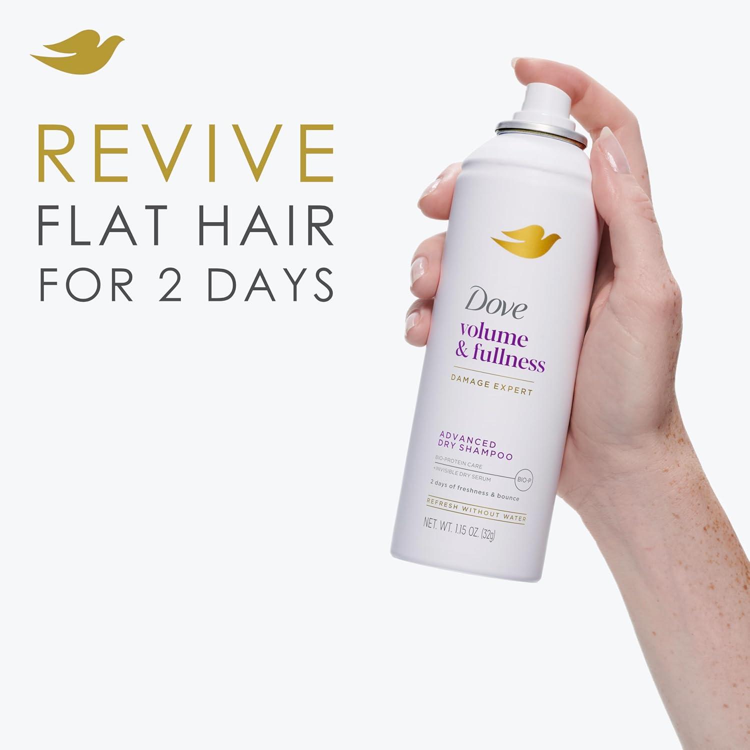 imageDove Dry Shampoo Spray Volume amp Fullness Absorbs Oil to Refresh Hair Without Washing 5 oz 2PackFragranced