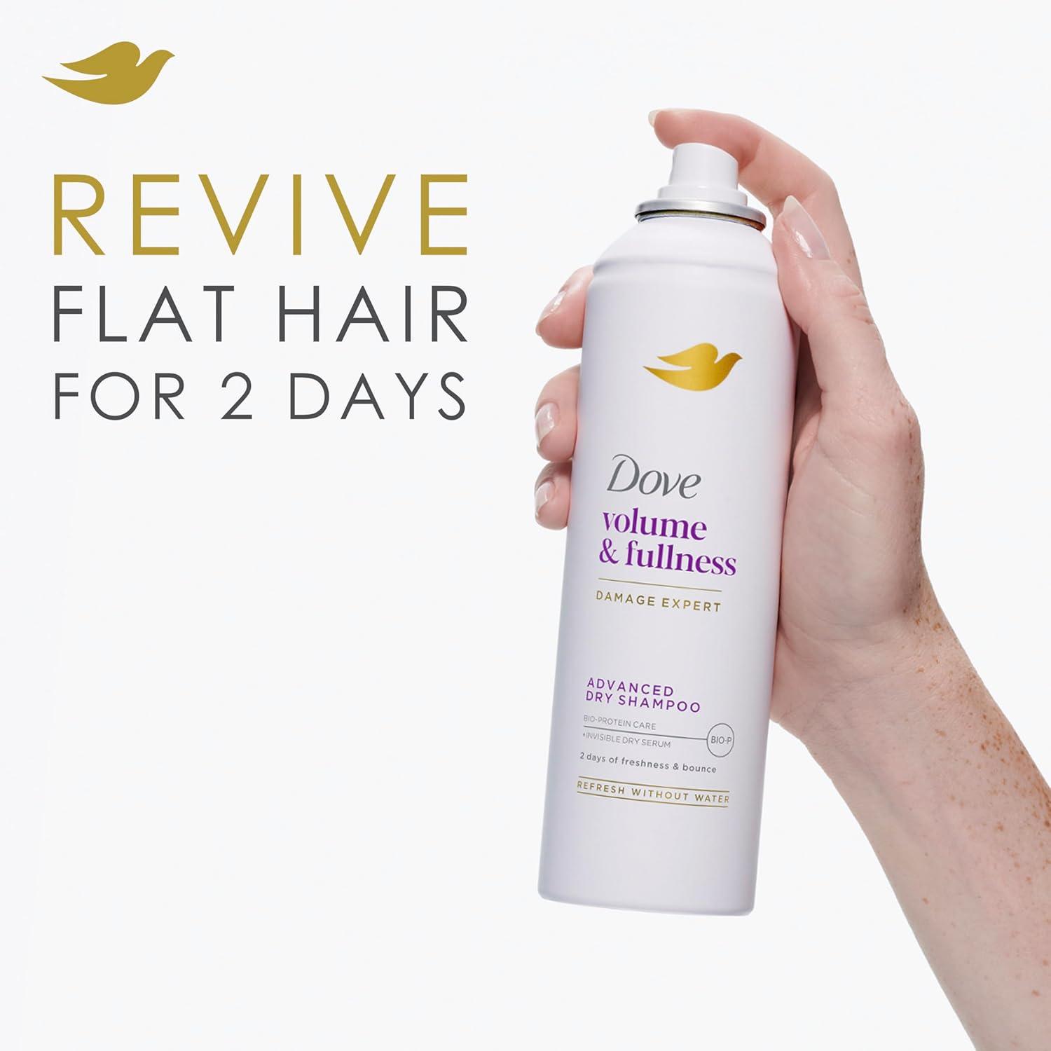imageDove Dry Shampoo Spray Volume amp Fullness Absorbs Oil to Refresh Hair Without Washing 5 oz 2PackFragranced
