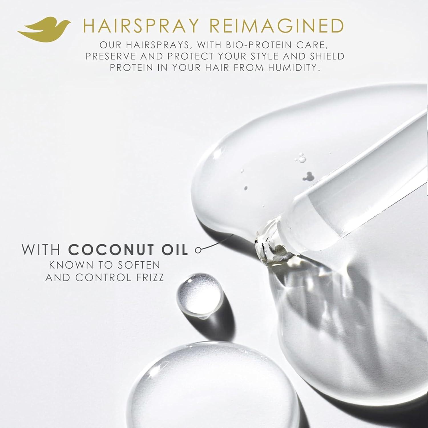 imageDove Flexible Hold Hairspray 6 ct Protect MicroMist for Longlasting Hold Protection Against Humidity Allday Flexible Hold for 24H Frizz Control 55 ozFragranced