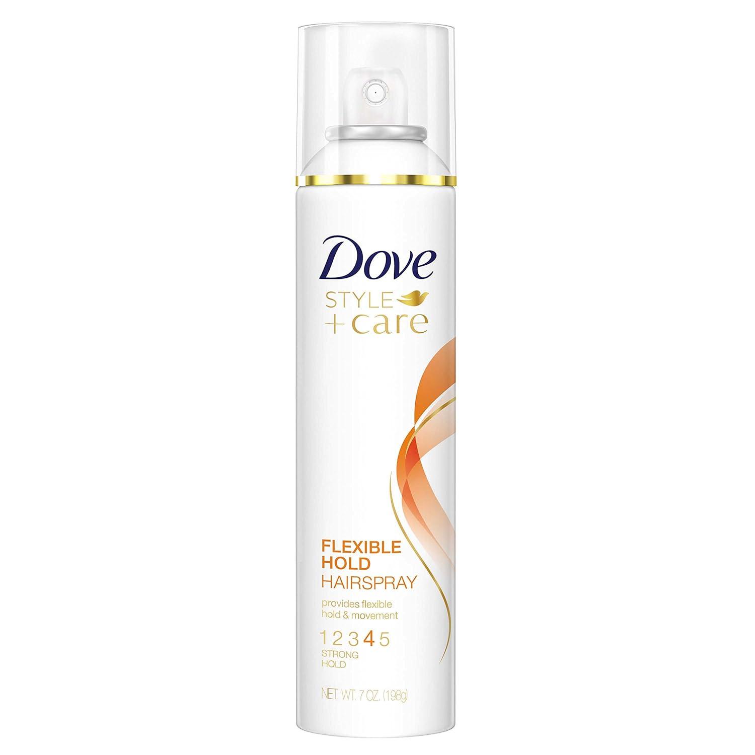 imageDove Flexible Hold Hairspray 6 ct Protect MicroMist for Longlasting Hold Protection Against Humidity Allday Flexible Hold for 24H Frizz Control 55 ozNatural