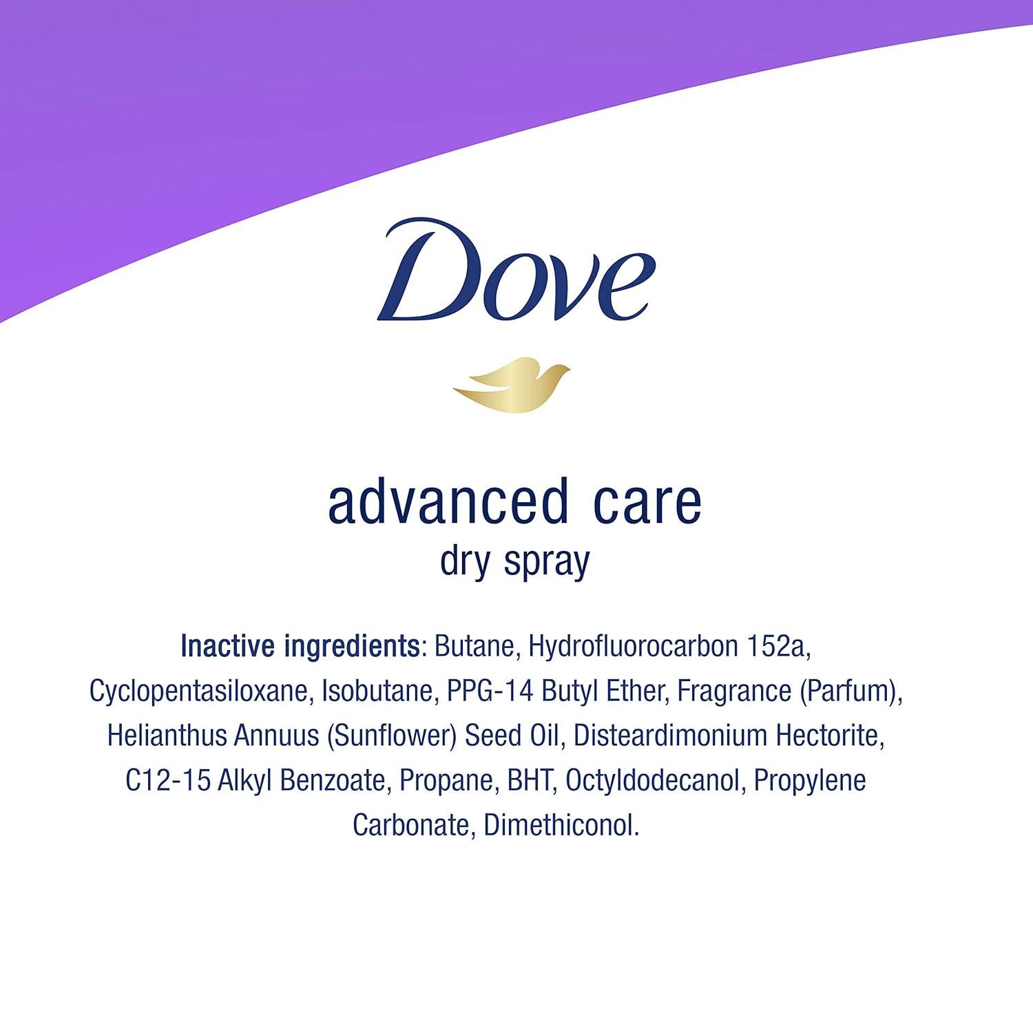 imageDove Advanced Care Antiperspirant Deodorant Spray Powder Soft 3 Count to help skin barrier repair after shaving 72 hour antiperspirant deodorant for soft underarms with boosted ceramide levels 38 oz38 Ounce Pack of 3