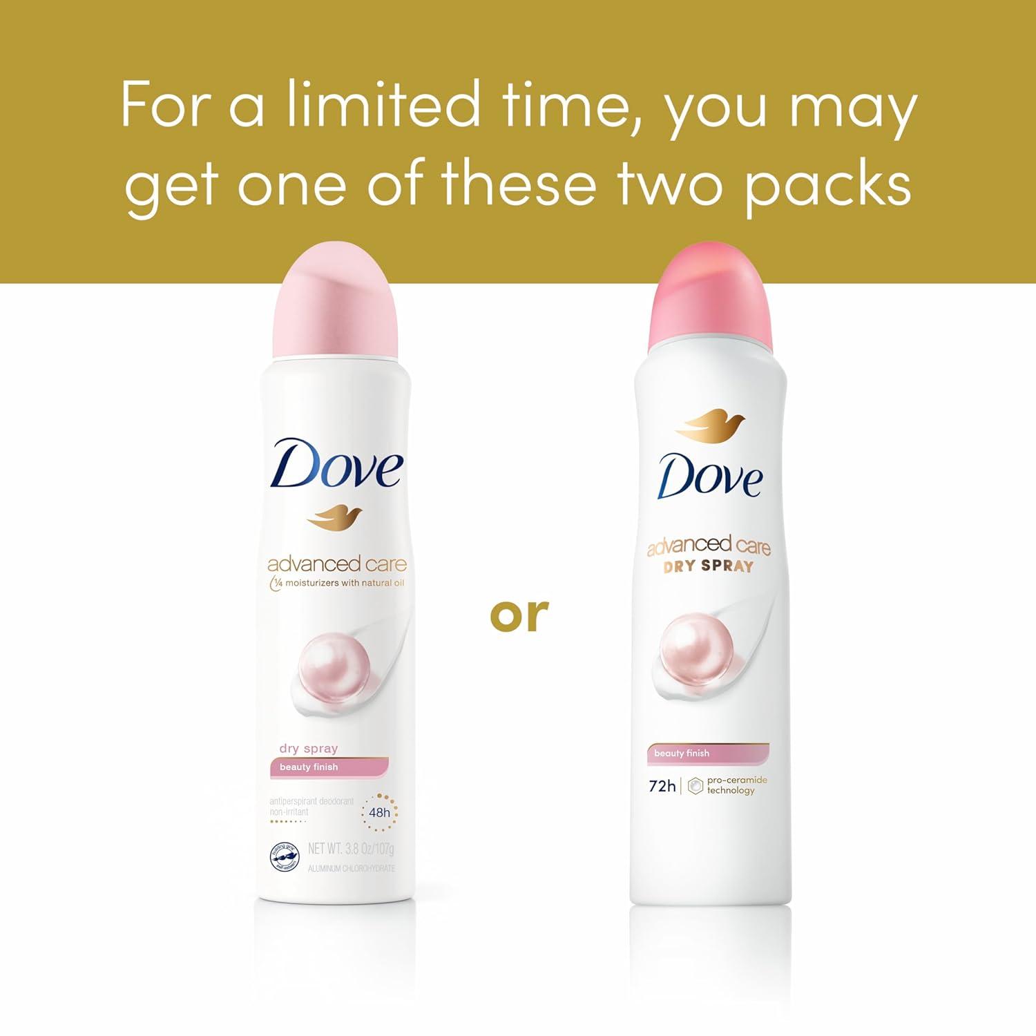imageDove Advanced Care Antiperspirant Deodorant Spray Powder Soft 3 Count to help skin barrier repair after shaving 72 hour antiperspirant deodorant for soft underarms with boosted ceramide levels 38 oz114 Ounce Pack of 1