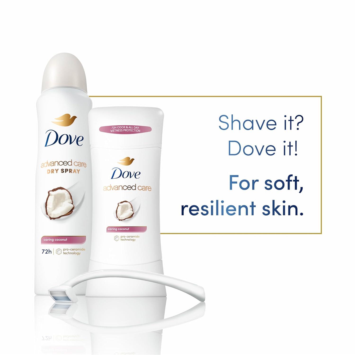 imageDove Advanced Care Antiperspirant Deodorant Spray Powder Soft 3 Count to help skin barrier repair after shaving 72 hour antiperspirant deodorant for soft underarms with boosted ceramide levels 38 oz38 Ounce Pack of 12