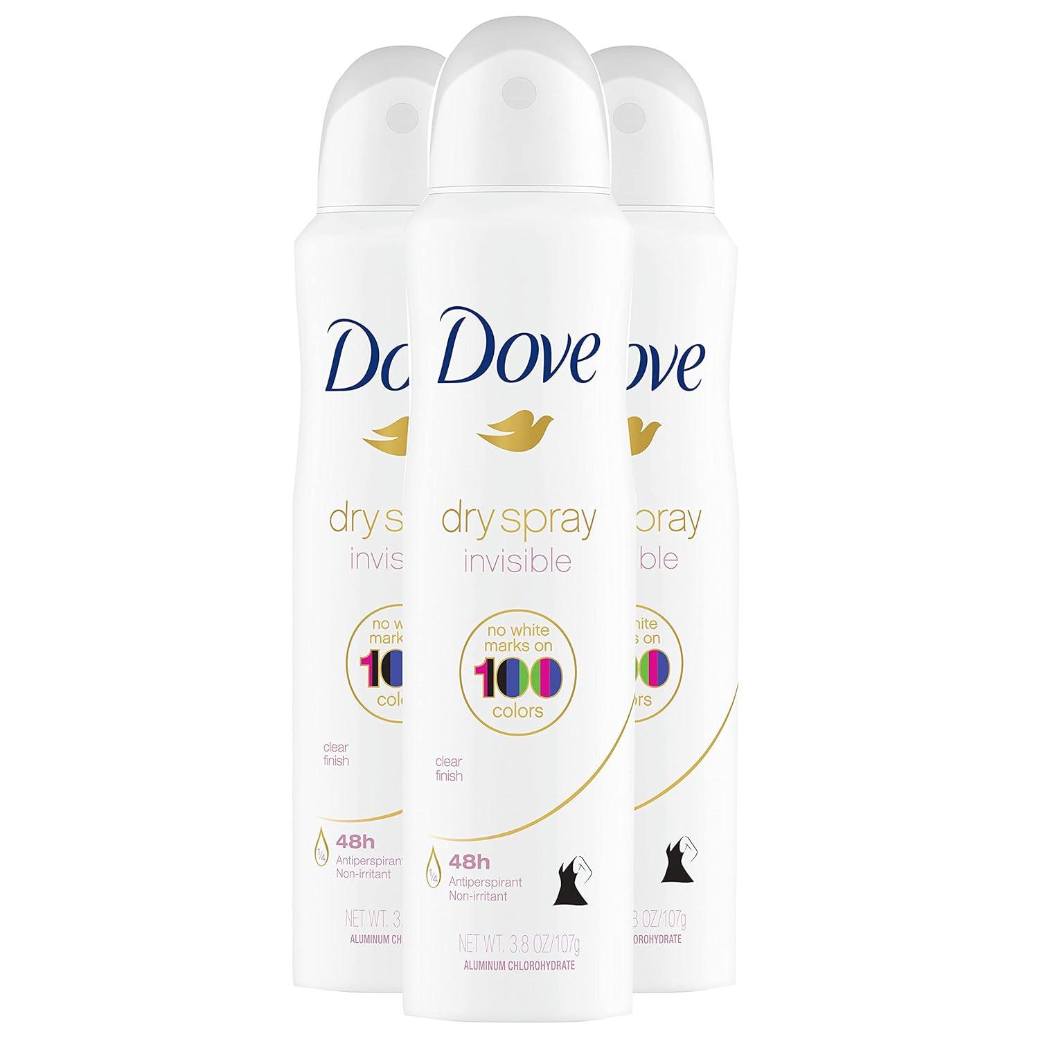 imageDove Advanced Care Antiperspirant Deodorant Spray Powder Soft 3 Count to help skin barrier repair after shaving 72 hour antiperspirant deodorant for soft underarms with boosted ceramide levels 38 oz114 Ounce Pack of 1