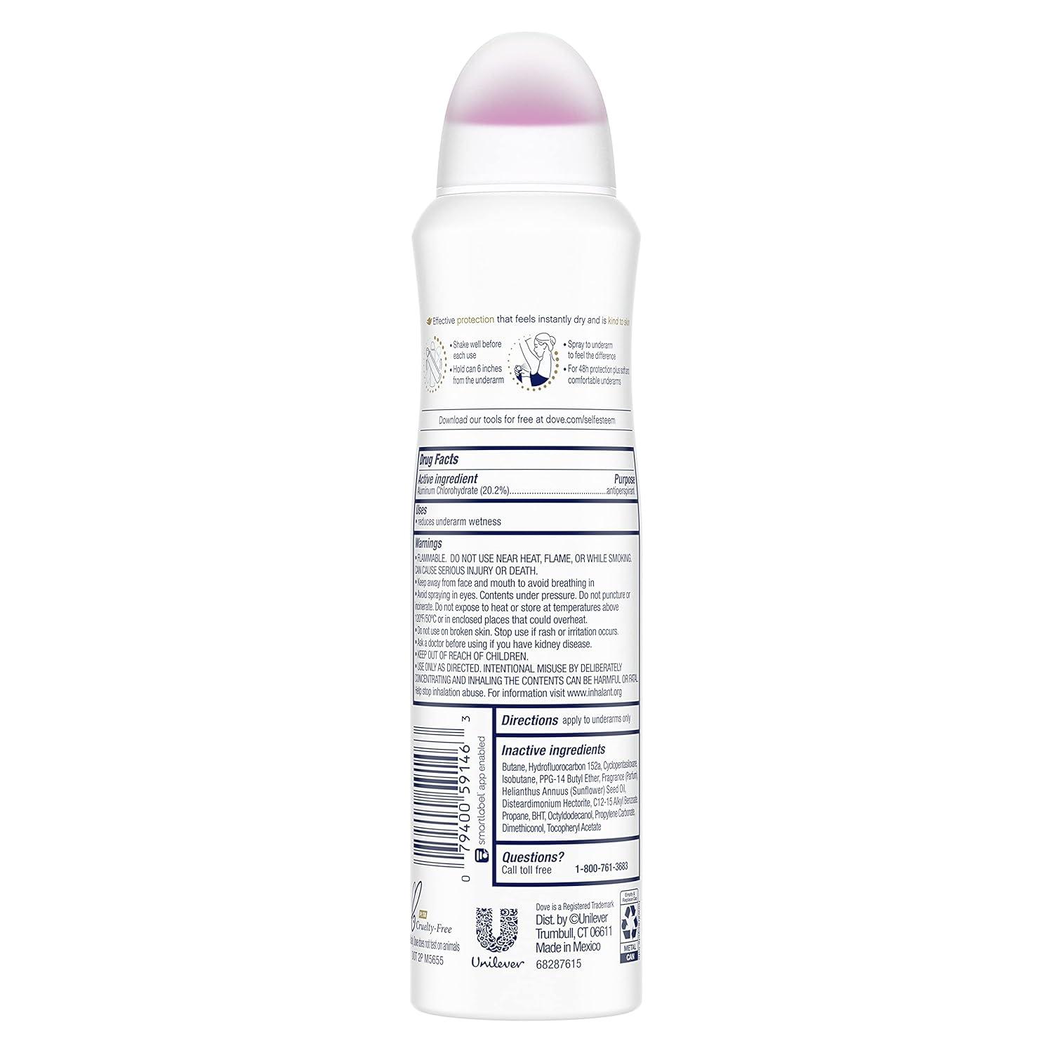 imageDove Advanced Care Antiperspirant Deodorant Spray Powder Soft 3 Count to help skin barrier repair after shaving 72 hour antiperspirant deodorant for soft underarms with boosted ceramide levels 38 oz114 Ounce Pack of 1