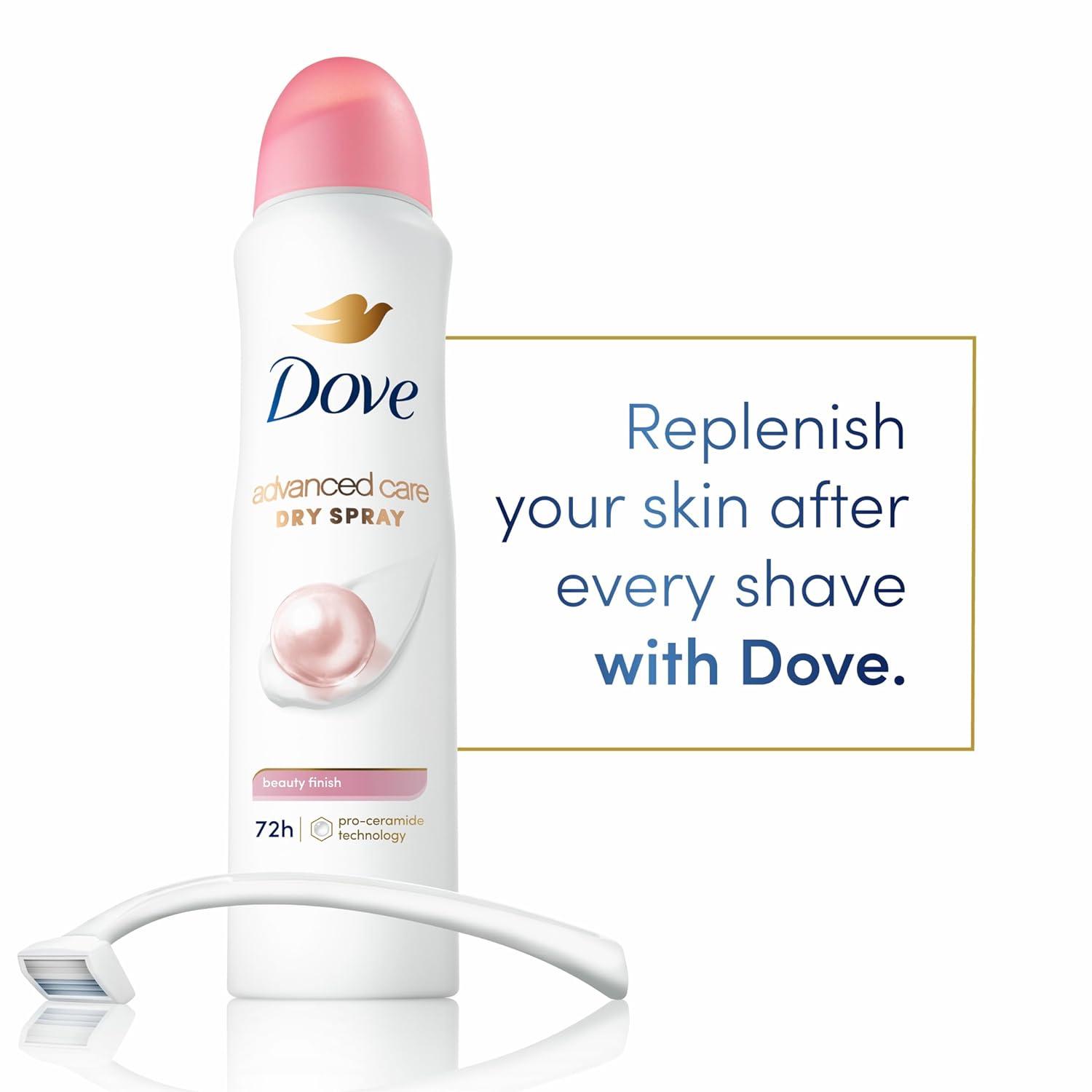 imageDove Advanced Care Antiperspirant Deodorant Spray Powder Soft 3 Count to help skin barrier repair after shaving 72 hour antiperspirant deodorant for soft underarms with boosted ceramide levels 38 oz38 Ounce Pack of 1