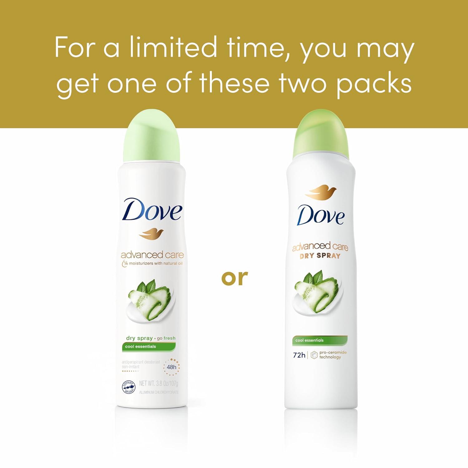 imageDove Advanced Care Dry Spray Antiperspirant Deodorant for Women Revive for 48 Hour Protection And Soft And Comfortable Underarms 38 oz152 Ounce Pack of 1