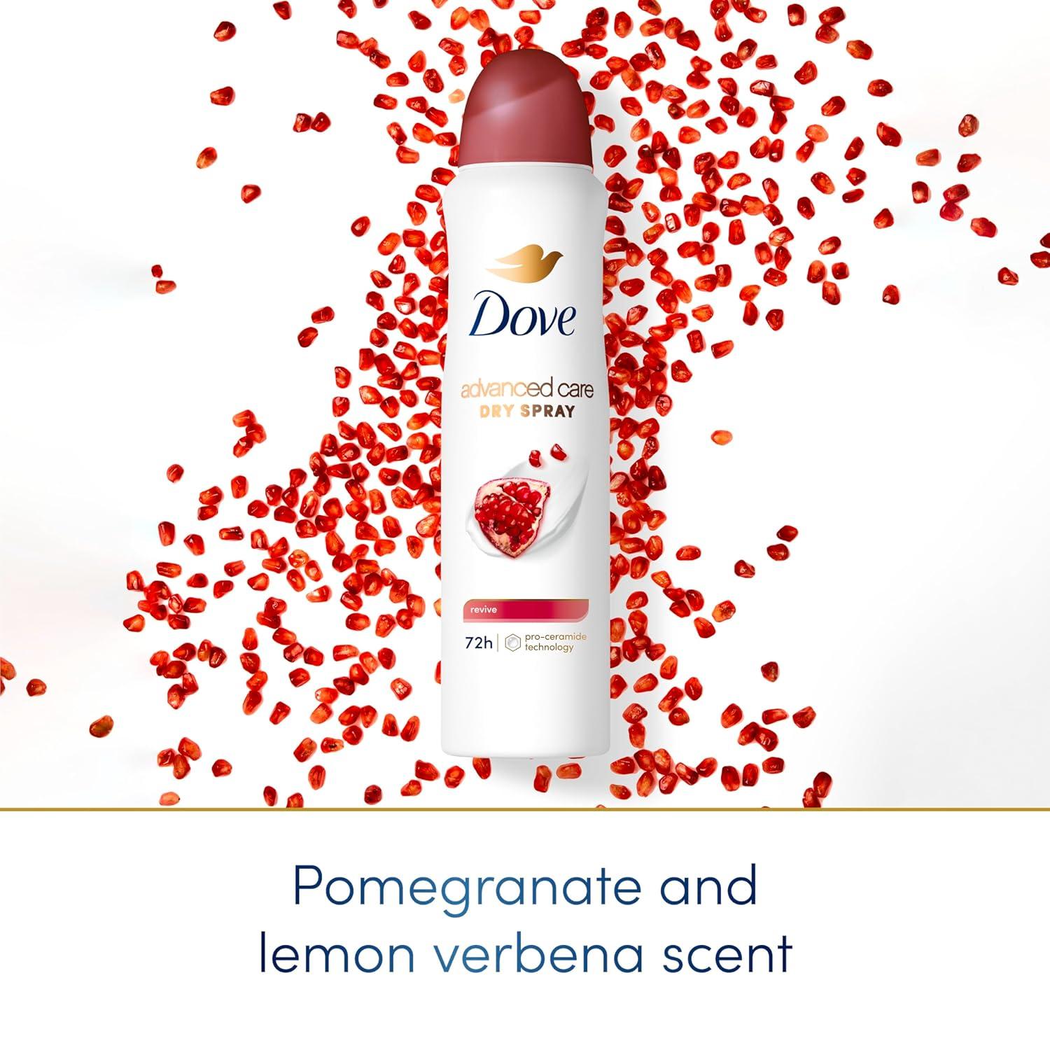imageDove Advanced Care Dry Spray Antiperspirant Deodorant for Women Revive for 48 Hour Protection And Soft And Comfortable Underarms 38 oz38 Ounce Pack of 1
