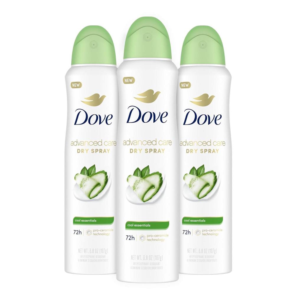 imageDove Advanced Care Dry Spray Antiperspirant Deodorant for Women Revive for 48 Hour Protection And Soft And Comfortable Underarms 38 oz114 Ounce Pack of 1