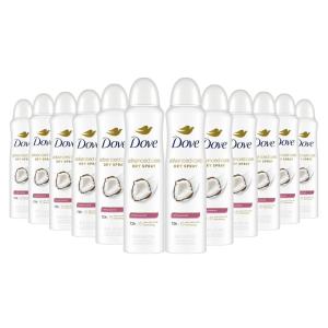 Dove Advanced Care Antiperspirant Deodorant Spray Powder Soft 3 Count to help skin barrier repair after shaving 72 hour antiperspirant deodorant for soft underarms with boosted ceramide levels 3.8 oz(3.8 Ounce (Pack of 12))