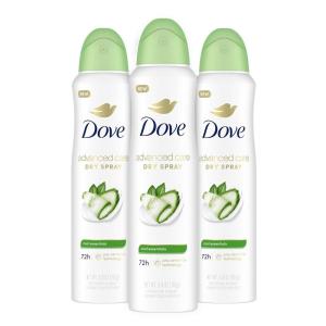 Dove Advanced Care Dry Spray Antiperspirant Deodorant for Women, Revive for 48 Hour Protection And Soft And Comfortable Underarms, 3.8 oz(11.4 Ounce (Pack of 1))