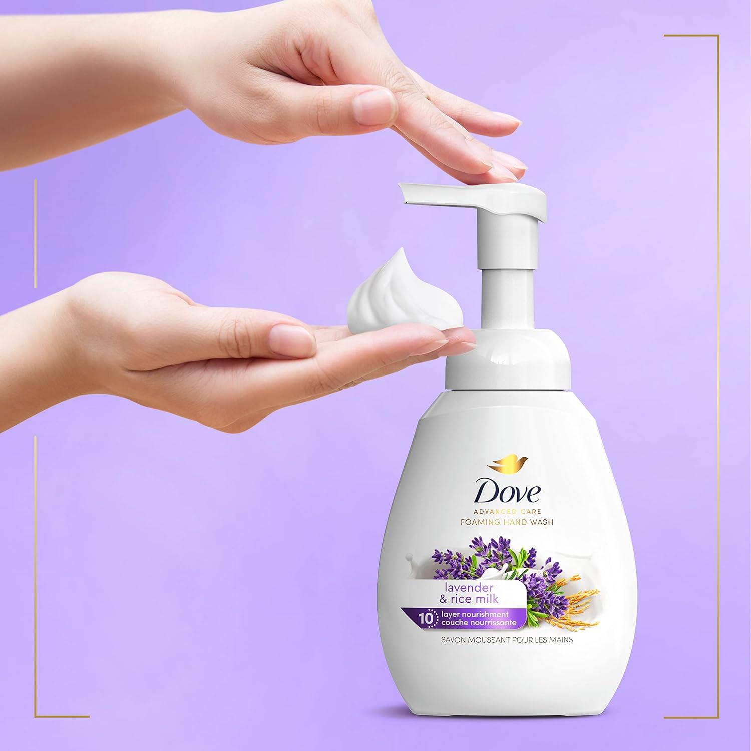 imageDove Advanced Care Hand Wash Deep Moisture 4 Count for Soft Smooth Skin More Moisturizers than the Leading Ordinary Hand Soap 12 oz101 Fl Oz Pack of 4