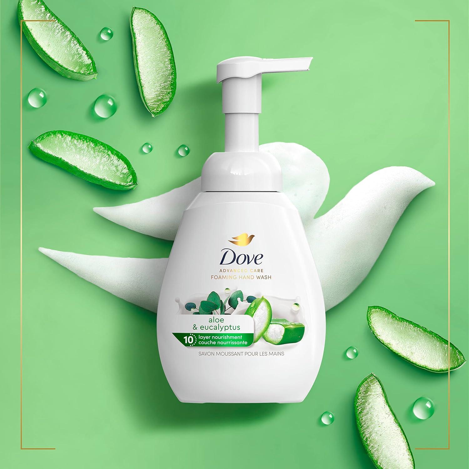 imageDove Advanced Care Hand Wash Deep Moisture 4 Count for Soft Smooth Skin More Moisturizers than the Leading Ordinary Hand Soap 12 oz101 Fl Oz Pack of 4