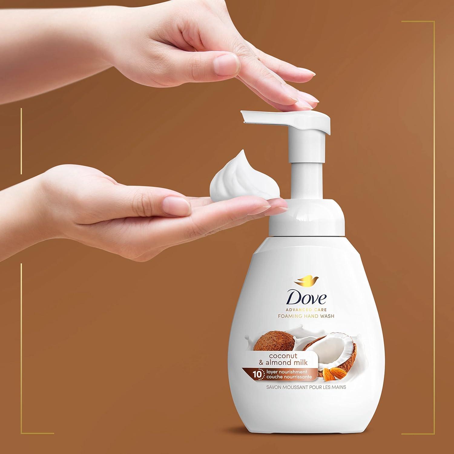 imageDove Advanced Care Hand Wash Deep Moisture 4 Count for Soft Smooth Skin More Moisturizers than the Leading Ordinary Hand Soap 12 oz101 Fl Oz Pack of 4
