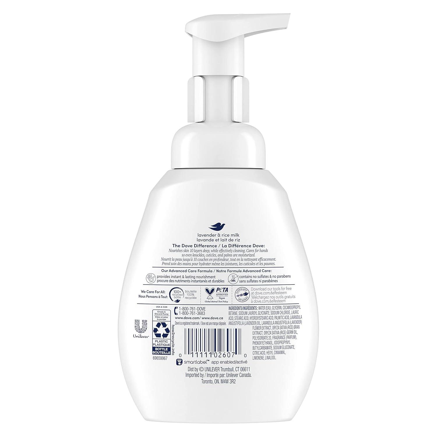 imageDove Advanced Care Hand Wash Deep Moisture 4 Count for Soft Smooth Skin More Moisturizers than the Leading Ordinary Hand Soap 12 oz101 Fl Oz Pack of 4