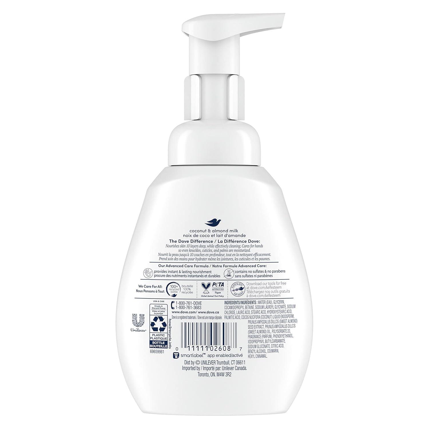 imageDove Advanced Care Hand Wash Deep Moisture 4 Count for Soft Smooth Skin More Moisturizers than the Leading Ordinary Hand Soap 12 oz101 Fl Oz Pack of 4