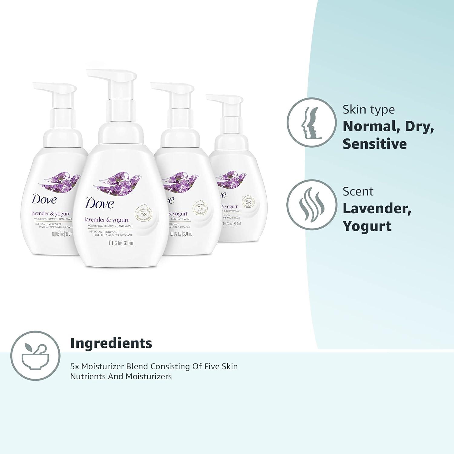 imageDove Advanced Care Hand Wash Deep Moisture 4 Count for Soft Smooth Skin More Moisturizers than the Leading Ordinary Hand Soap 12 oz101 Fl Oz Pack of 8