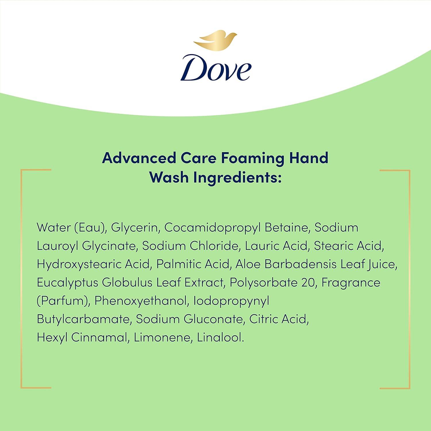 imageDove Advanced Care Hand Wash Deep Moisture 4 Count for Soft Smooth Skin More Moisturizers than the Leading Ordinary Hand Soap 12 oz101 Fl Oz Pack of 8