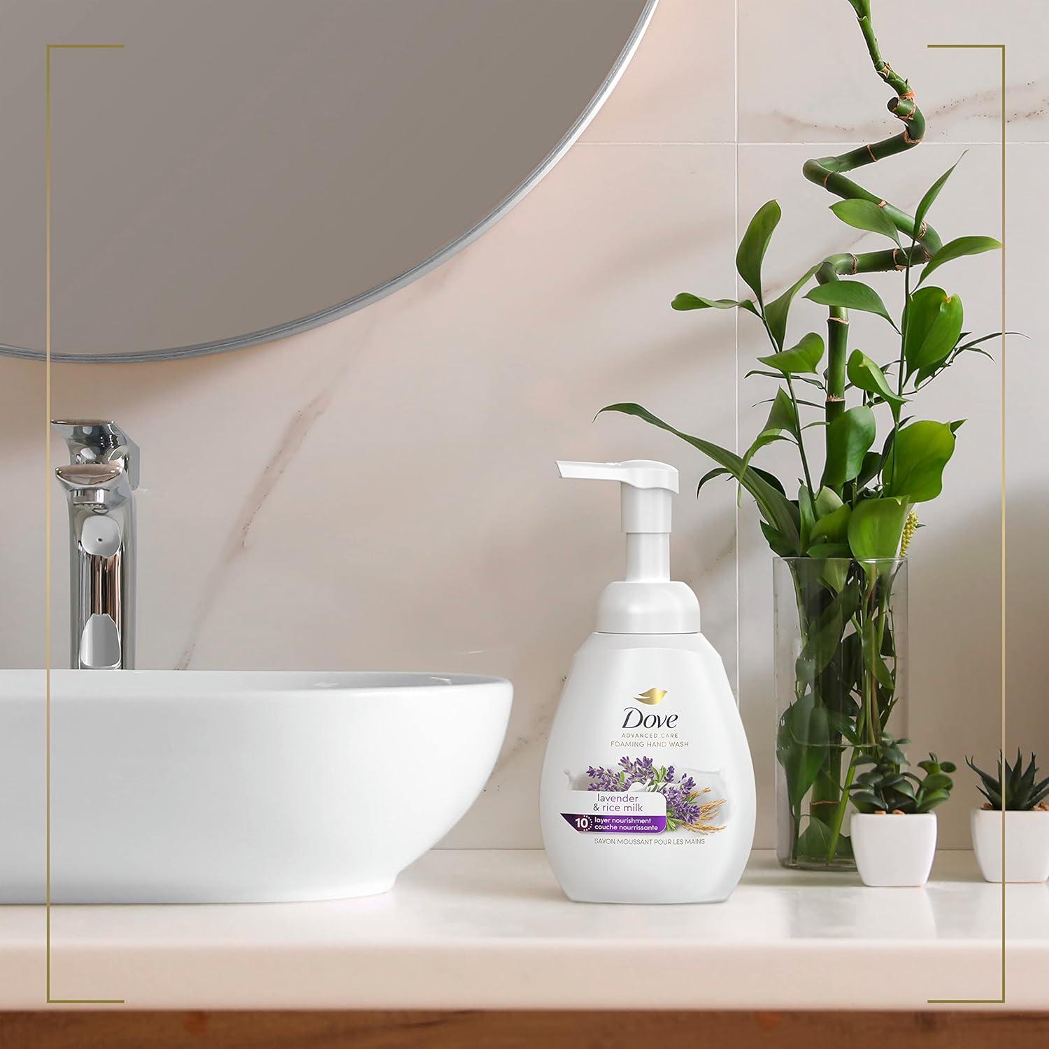 imageDove Advanced Care Hand Wash Deep Moisture 4 Count for Soft Smooth Skin More Moisturizers than the Leading Ordinary Hand Soap 12 oz101 Ounce Pack of 1