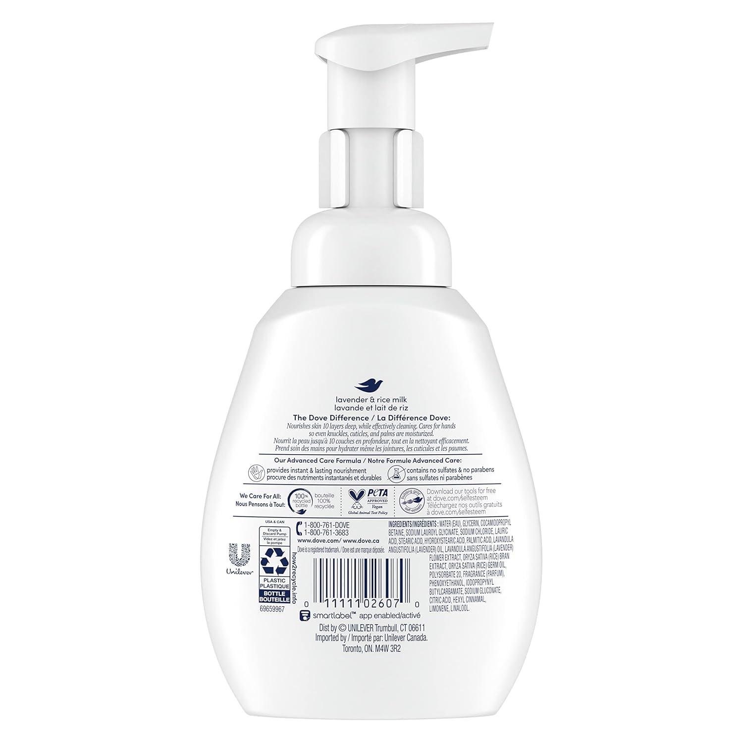 imageDove Advanced Care Hand Wash Deep Moisture 4 Count for Soft Smooth Skin More Moisturizers than the Leading Ordinary Hand Soap 12 oz101 Ounce Pack of 1