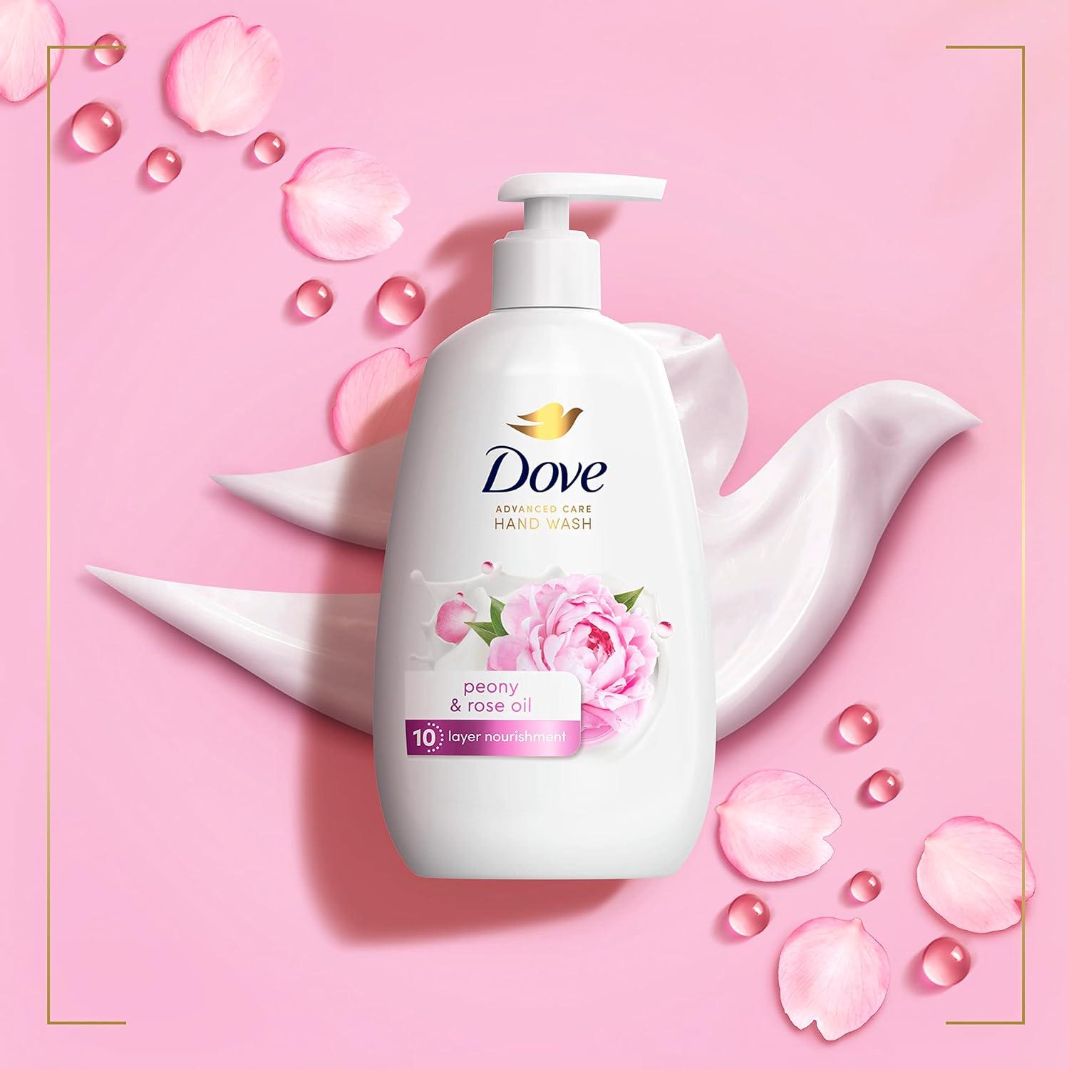 imageDove Advanced Care Hand Wash Deep Moisture 4 Count for Soft Smooth Skin More Moisturizers than the Leading Ordinary Hand Soap 12 oz12 Fl Oz Pack of 4