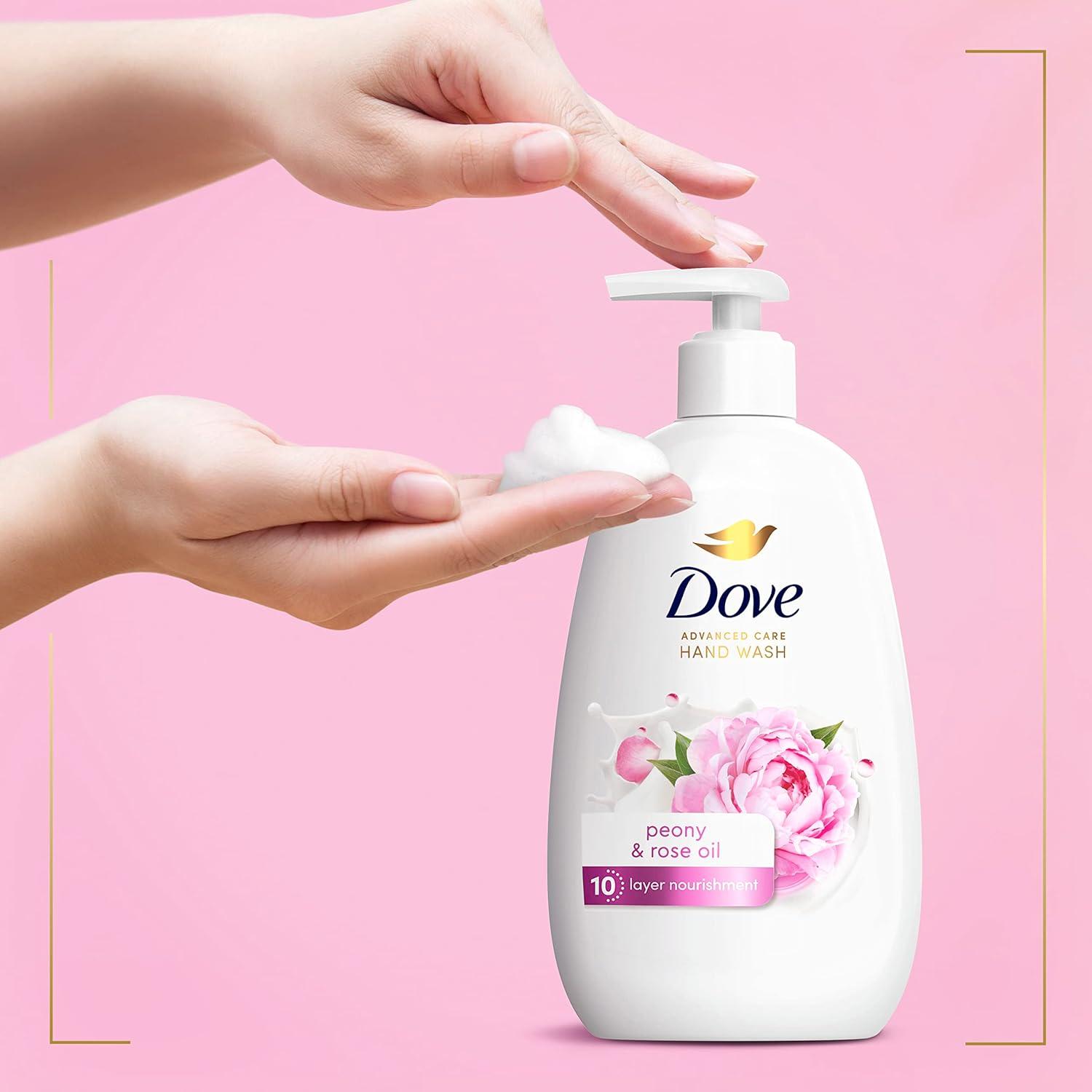 imageDove Advanced Care Hand Wash Deep Moisture 4 Count for Soft Smooth Skin More Moisturizers than the Leading Ordinary Hand Soap 12 oz12 Fl Oz Pack of 4