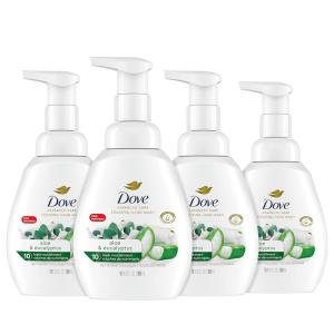 Dove Advanced Care Hand Wash Deep Moisture 4 Count for Soft, Smooth Skin, More Moisturizers than the Leading Ordinary Hand Soap, 12 oz(10.1 Fl Oz (Pack of 4))