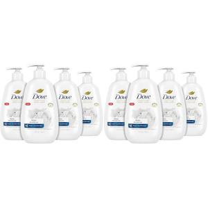 Dove Advanced Care Hand Wash Deep Moisture 4 Count for Soft, Smooth Skin, More Moisturizers than the Leading Ordinary Hand Soap, 12 oz(12 Fl Oz (Pack of 8))