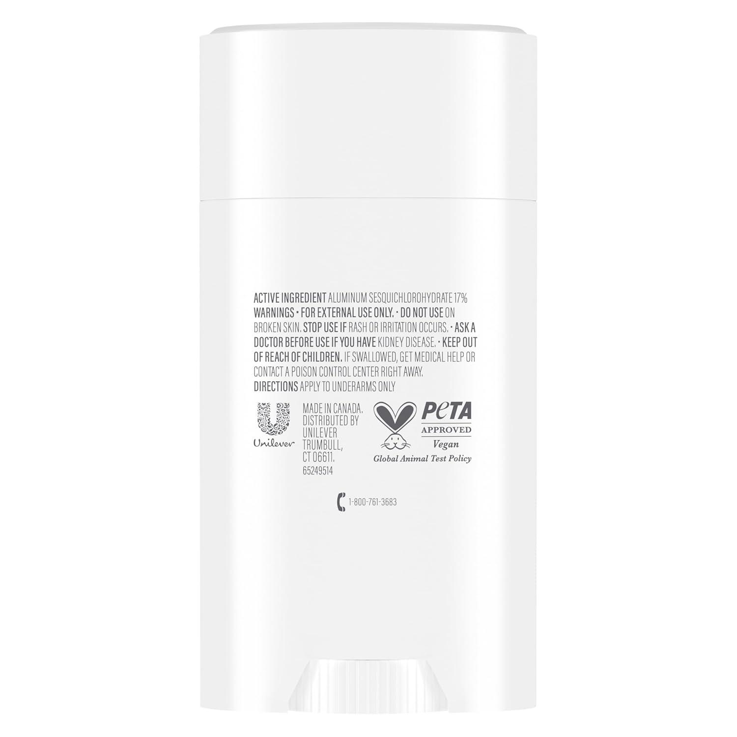 imageDove Clinical Care Antiperspirant Deodorant Invisible Solid Stick for Women Clean Soft for Sensitive Skin Hypoallergenic 26 oz