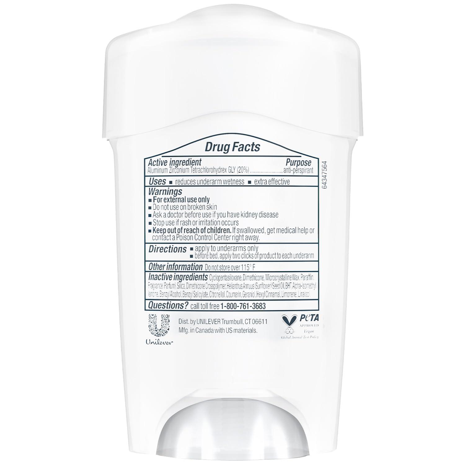 imageDove Clinical Protection Antiperspirant Deodorant Original Clean 17 Ounce17 Ounce Pack of 2