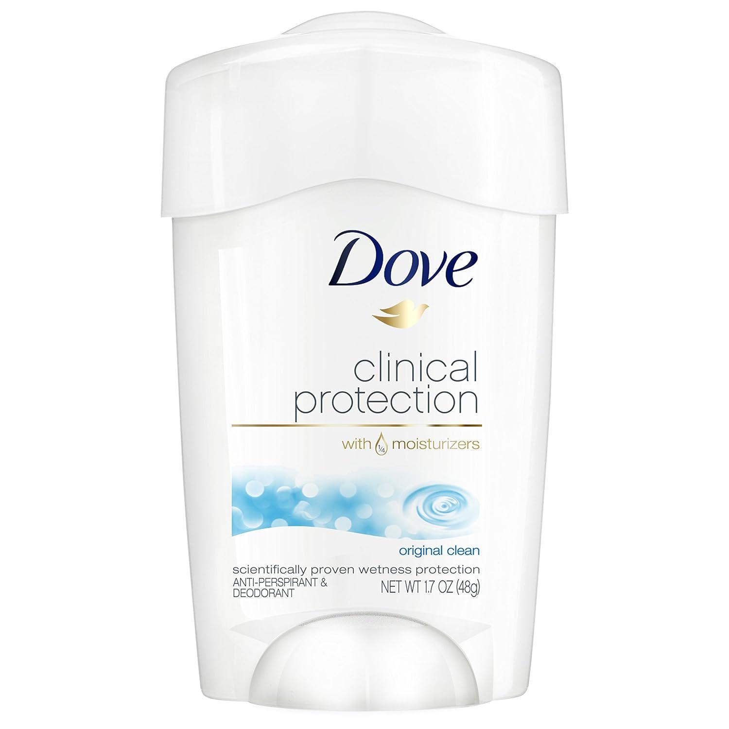 imageDove Clinical Protection Antiperspirant Deodorant Original Clean 17 Ounce17 ounce Pack of 1