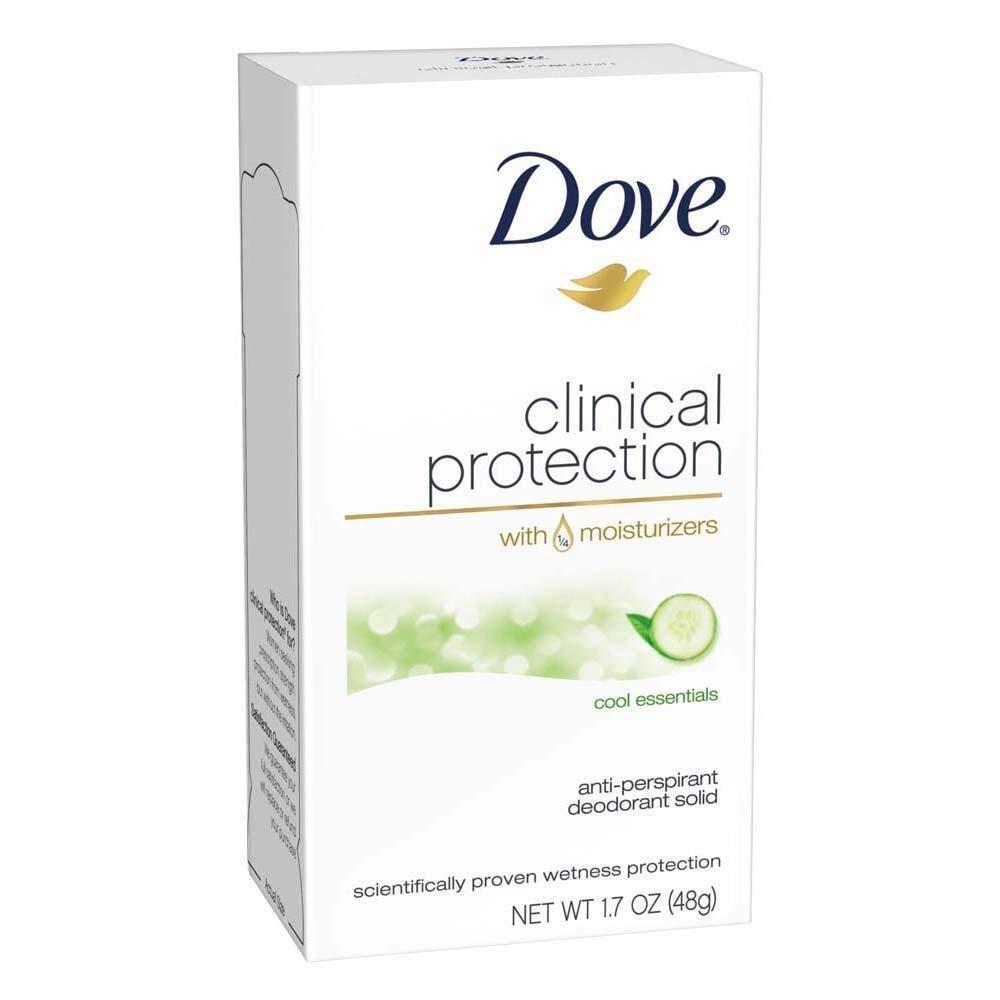 imageDove Clinical Protection Antiperspirant Deodorant Original Clean 17 Ounce17 Fl Oz Pack of 3