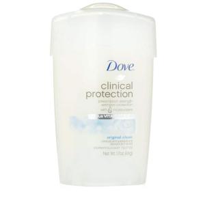 Dove Clinical Protection Antiperspirant Deodorant, Original Clean, 1.7 Ounce(1.7 Ounce (Pack of 2))