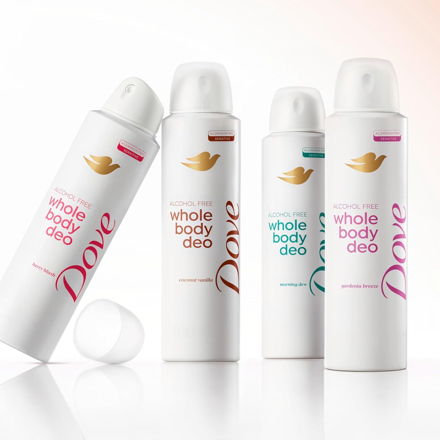 imageDove Whole Body Deo Alcohol Free Deodorant Spray for Women Coconut Vanilla 4 oz