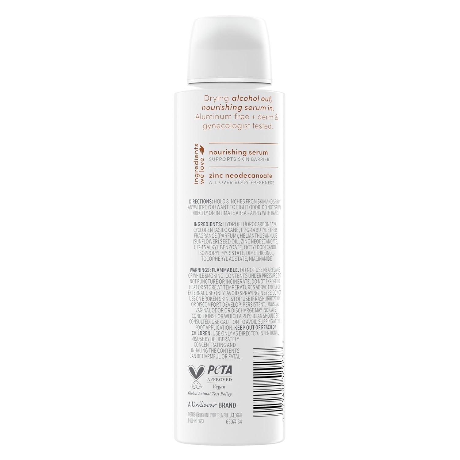 imageDove Whole Body Deo Alcohol Free Deodorant Spray for Women Coconut Vanilla 4 oz