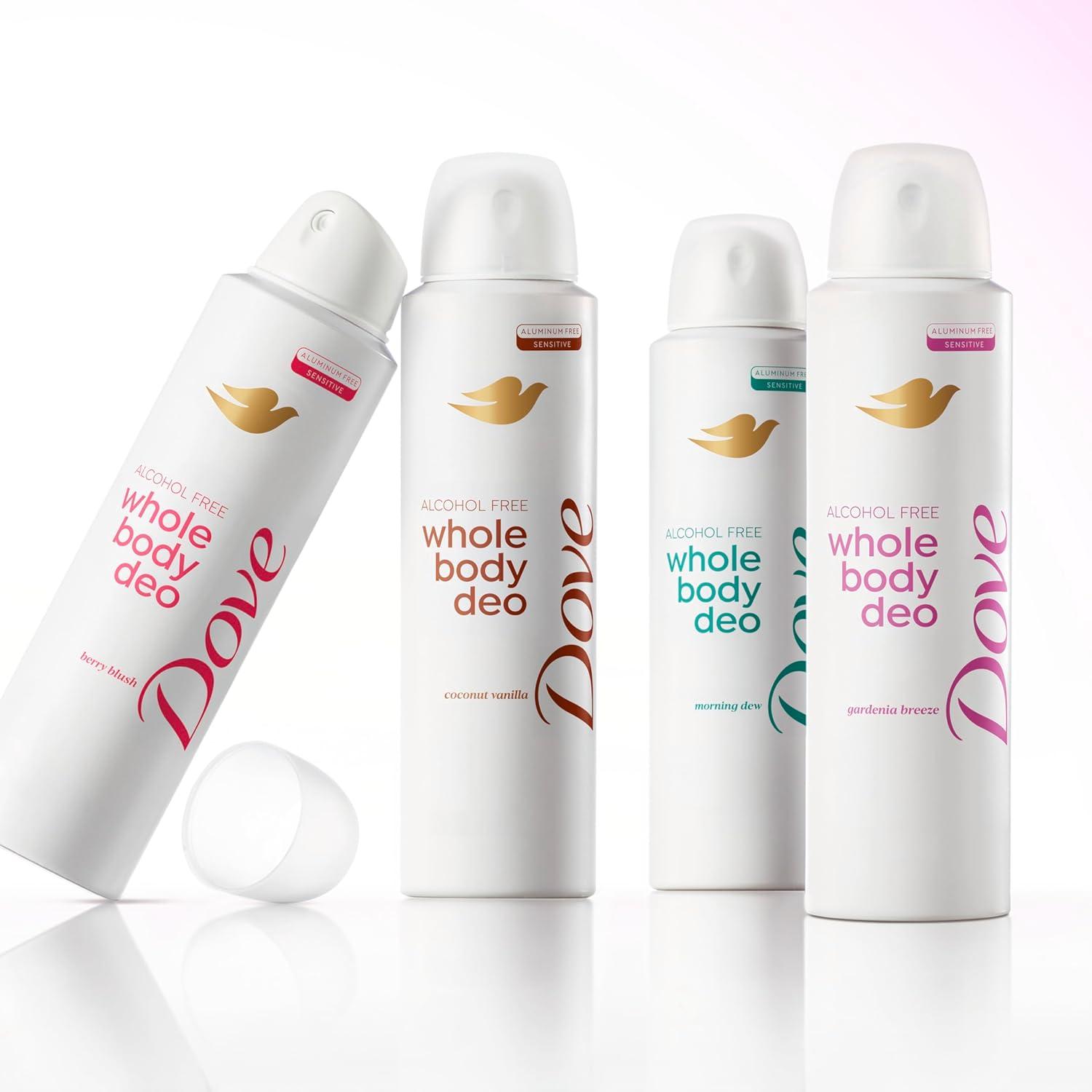 imageDove Whole Body Deo Alcohol Free Deodorant Spray for Women Gardenia Breeze 4 oz4 Ounce Pack of 2