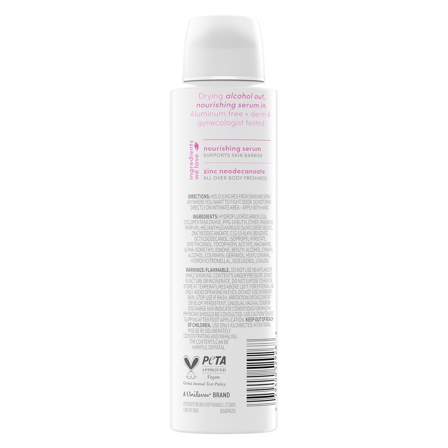 imageDove Whole Body Deo Alcohol Free Deodorant Spray for Women Gardenia Breeze 4 oz4 Ounce Pack of 2
