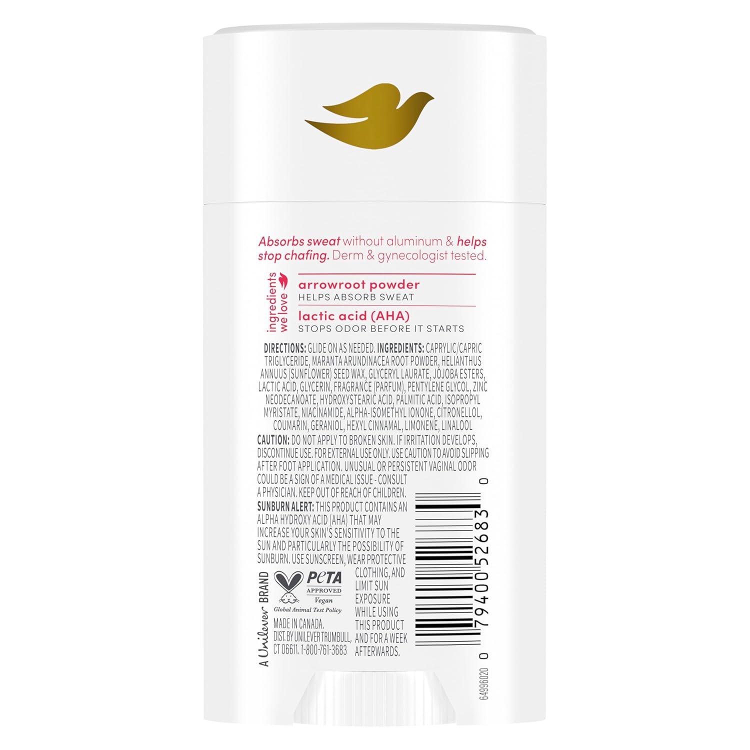 imageDove Whole Body Deo Aluminum Free AntiChafe Deodorant Stick for Women Berry Blush 24 oz