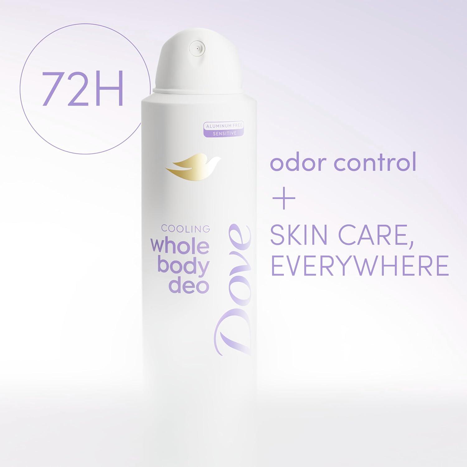 imageDove Whole Body Deodorant Cooling Spray Peach amp White Tea Aluminum Free 4ozCoconut Vanilla